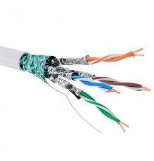 Кабель CAT 6, F/FTP, нг(А)-HF, бухта 305м, белый  RN6FFA01WH  DKC