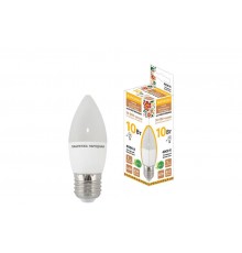 Лампа светодиодная FС37-10 Вт-230 В -4000 К-E27 Народная  SQ0340-1595  TDM