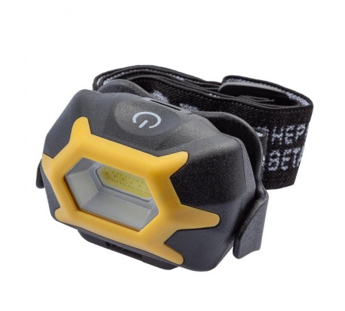 Фонарь налобный 1хLED COB 3хААА GB-701 Практик, сенсор, 3 режима  Б0027819  ЭРА