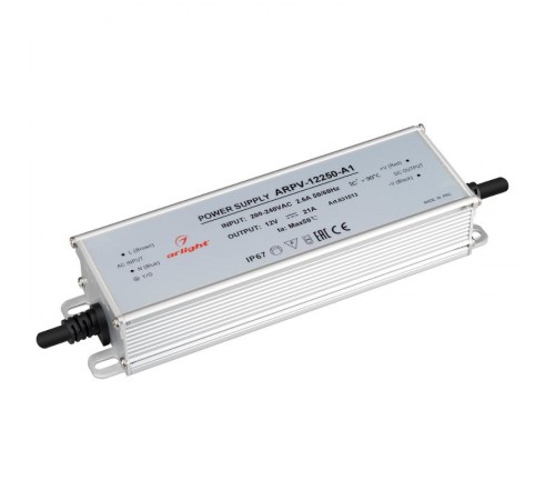 Блок питания ARPV-12250-A1 (12V, 21A, 252W) (Arlight, IP67 Металл, 3 года)  031513  Arlight