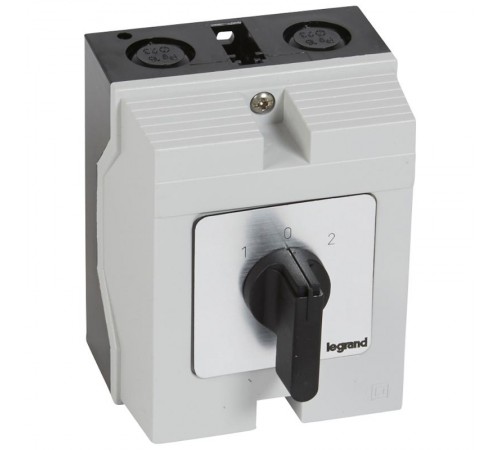 Переключатель - с положением ''0'' - PR 12 - 1П - 2 контакта - в коробке 96x120 мм  027725  Legrand