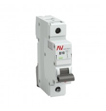 Выключатель автоматический однополюсный AV-10 10А B 10кА AVERES  mcb10-1-10B-av  EKF