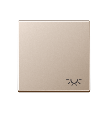Клавиша с символом "освещение"; шампань  A590LCH  Jung