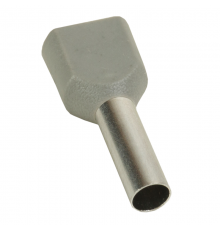 Наконечник штыревой втулочный под два провода OptiKit T-Shv2-PVC- 4,0-12(100шт)  278051  КЭАЗ
