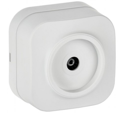 GLORY Розетка TV о/у РТВ20-ХБм белый матовый  EAH10-K01M  IEK