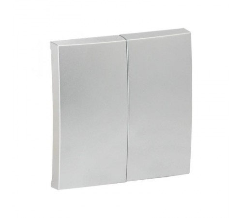 Валенсия лицевая панель выключателя 2-кл. проходного 10А сталь EKF PROxima   ESV10-L-027-30   EKF