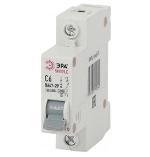 Выключатель автоматический однополюсный SIMPLE-mod-01 ВА47-29 1P 6А 4,5кА характеристика C SIMPLE  Б0039218  ЭРА