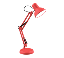 Светильник настольный GTL002 60W 220-240V E27 красный струбцина и основание 1/12  GT0024  Gauss