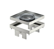 Кассетная рамка RKFN2 UZD3 ном.размер 4 200x200 мм (сталь) (RKFN2 UZD3 4VS20)  7409372  OBO Bettermann