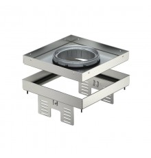 Кассетная рамка RKFN2 UZD3 ном.размер 4 200x200 мм (сталь) (RKFN2 UZD3 4VS20)  7409372  OBO Bettermann