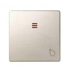 Simon 82 Клавиша с пиктограммой "лампа" для кнопочного выключателя с подсветкой, S82, S82N, шампань  82016-34  Simon