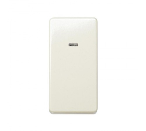 Simon 27 Выключатель однополюсный с подсветкой, 10А 250В, узкий модуль, S27, слоновая кость  27104-61  Simon