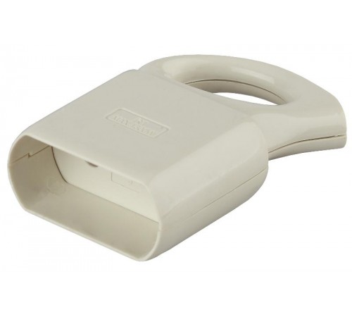 Розетка кабельная R1  б/з 6A с кольцом непрямой ввод белая (10/200/7200) Б0019183  ЭРА