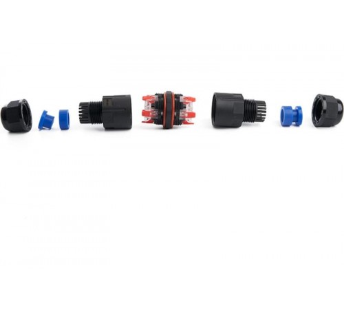 Соединитель-коннектор 5-контакт, с СМК221 пружинным контактом, водонепроницаемый, LD535  49191  STEKKER