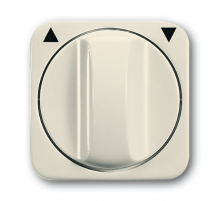 Плата центр. (накладка) с поворотной ручкой, для мех. выкл. жалюзи , серия Busch-Duro 2000 SI, цвет сл. кость  1753-0-0599   2CKA001753A0599  ABB