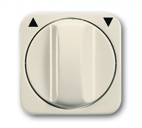 Плата центр. (накладка) с поворотной ручкой, для мех. выкл. жалюзи , серия Busch-Duro 2000 SI, цвет сл. кость  1753-0-0599   2CKA001753A0599  ABB