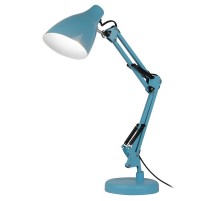 Светильник настольный N-123-E27-40W-LBU Е27 с основанием голубой  Б0052755  ЭРА