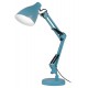 Светильник настольный N-123-E27-40W-LBU Е27 с основанием голубой  Б0052755  ЭРА