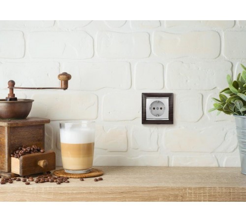 Valena Алюминий Розетка 1-ая с/з  770120  Legrand