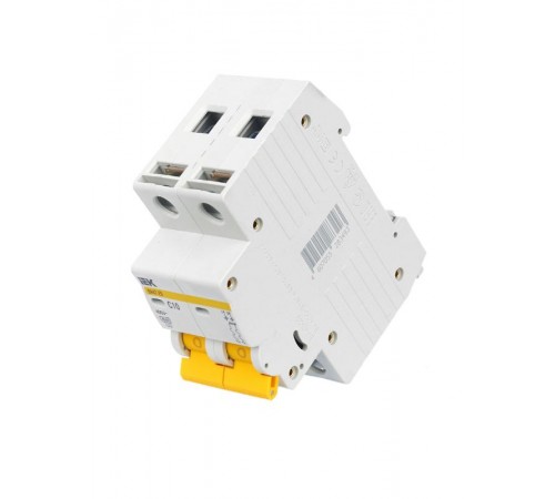 Выключатель автоматический двухполюсный ВА47-29 10А C 4,5кА KARAT  MVA20-2-010-C  IEK