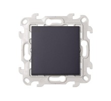 Simon 24 Графит Выключатель 1-кл.  2450101-038  Simon