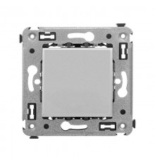 Кнопка одноклавишная в стену, "Avanti", "Закаленная сталь"  4404153  DKC