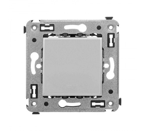 Кнопка одноклавишная в стену, "Avanti", "Закаленная сталь"  4404153  DKC