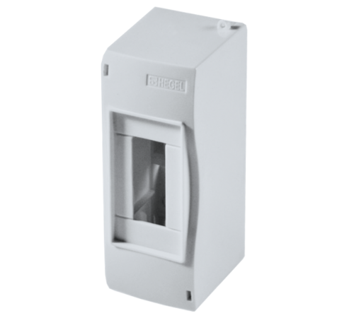 КМ2020-03 Корпус модульный открытой установки на 1-2 модуля, серый  КМ2020-03  HEGEL