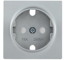 НР-2-1-БС Накладка розет. с з/к с шт. BOLERO серебряный  ENB21-R-K23  IEK