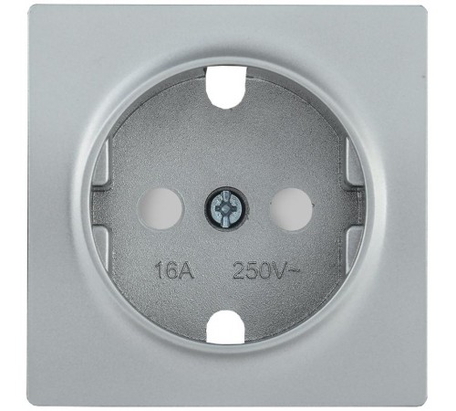 НР-2-1-БС Накладка розет. с з/к с шт. BOLERO серебряный  ENB21-R-K23  IEK