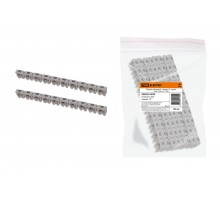 Маркер наборный - символ "8" серый 4 мм2 (100 шт.)   SQ0534-0039  TDM