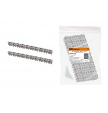 Маркер наборный - символ "8" серый 4 мм2 (100 шт.)   SQ0534-0039  TDM