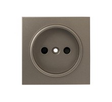 Валенсия лицевая панель розетки 1-местной б/з 10 А кашемир с защ. штор. EKF PROxima   ESR10-L-022-40   EKF