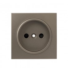 Валенсия лицевая панель розетки 1-местной б/з 10 А кашемир с защ. штор. EKF PROxima   ESR10-L-022-40   EKF