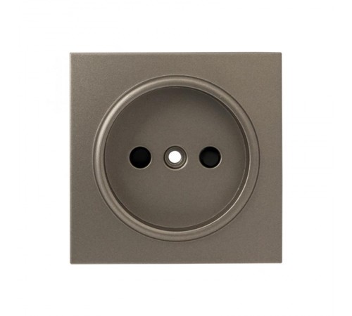 Валенсия лицевая панель розетки 1-местной б/з 10 А кашемир с защ. штор. EKF PROxima   ESR10-L-022-40   EKF