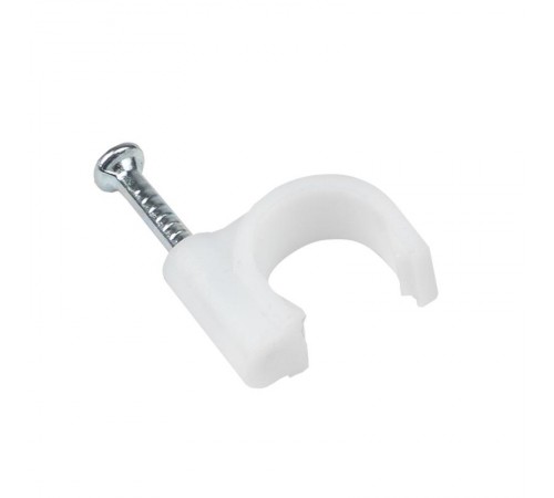 Скоба крепежная круглая (8мм.) (50шт.) EKF PROxima  plcn-sr-8  EKF