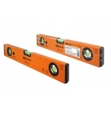 Уровень (ватерпас) 40 см, 3 глазка, алюминиевый, с магнитом, усиленный, серия "Алмаз"  SQ1022-0101  TDM