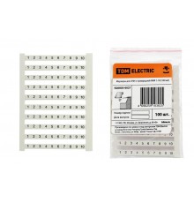 Маркеры для ЗНИ с нумерацией №№ 1-10 (100 шт)  SQ0803-0027  TDM