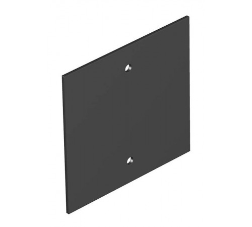 Крышка глухая для напольного бокса Telitank 94.5x88 мм (ПВХ,черный) (T12L P05S 9011)  7408140  OBO Bettermann