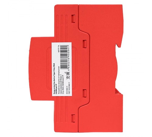 Устройство защиты от импульсных перенапряжений Класс 1 Iimp 25kA (10/350s) 1P  spd-t1-1p  EKF