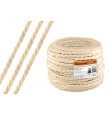 Ретро провод "Эко" 3х2,5 витой ГОСТ бежевый (20м)  SQ2801-0214  TDM