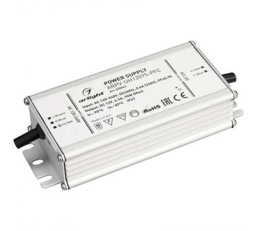 Блок питания ARPV-UH12075-PFC (12V, 6.3A, 75W)  025043  Arlight