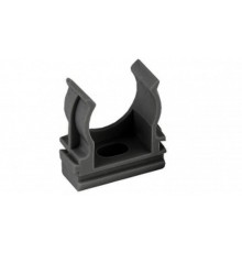 Крепеж-клипса для трубы 16мм (пластм.)черная  К01116Ч  Рувинил