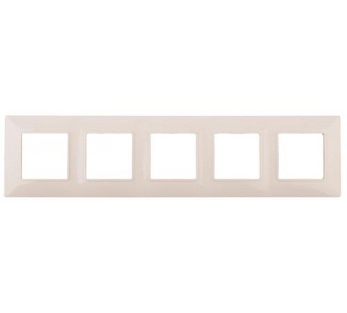 14-5005-02 ЭРА Рамка на 5 постов, Эра Elegance, сл.кость  Б0034406  ЭРА