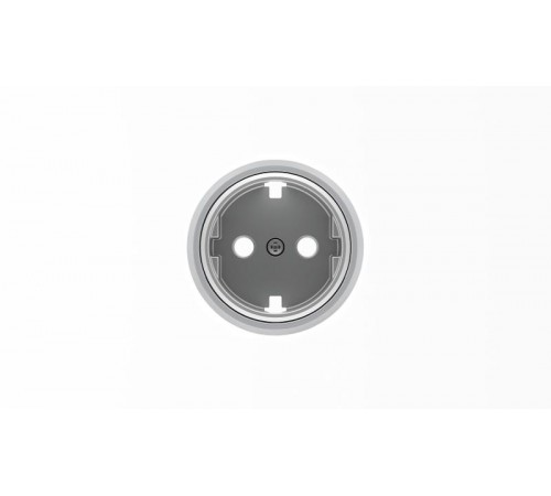 Накладка для розетки SCHUKO с плоской поверхностью, серия SKY Moon, кольцо хром2CLA868890A1401 ABB