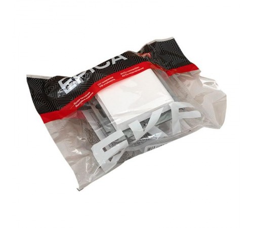 Механизм розетки, 16А, IP44, с заземлением, со шторками, c крышкой, белый Эпика EKF  UP1-SOW-111-44  EKF