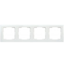 РГ-4-ББ Рамка 4 мест. гориз. BOLERO белый  EMB40-K01  IEK