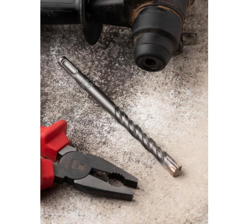 Бур по бетону SDS-plus 12х160 мм (4 резца)(4S спираль) EKF Expert  db-12-160-4x4  EKF