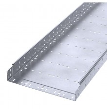 Лоток перфорированный Профи INOX (AISI 316) 400х80x3000 (1,5 мм) (6 м/уп)  PR16.13588  Промрукав