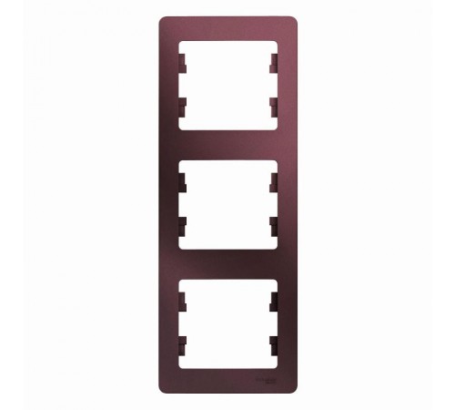 Glossa Баклажановый Рамка 3-ая, вертикальная  GSL001107  SE